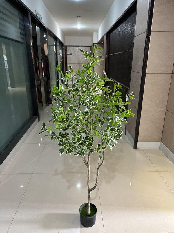 Realistic Touch Artificial Orchid Flower Deco Pot
