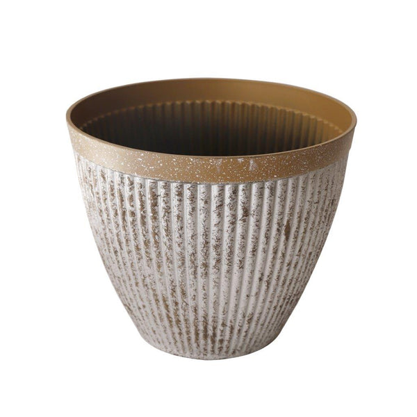 Plastic Mix Color Plant Caddy Flower Pot Planter 28*23.5 cm