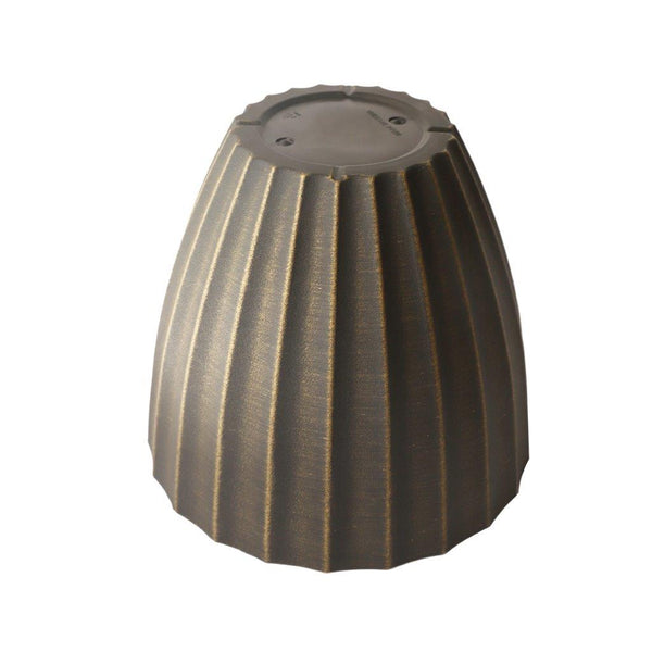Plastic Golden Plant Caddy Flower Pot Planter 40*35.5 cm
