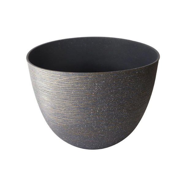 Plastic Black Plant Caddy Flower Pot Planter 41*31 cm