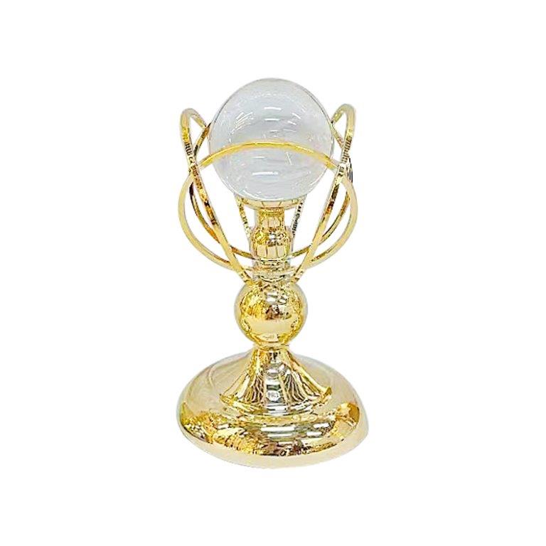 Elegant Metal Craft Glass Sphere Wedding Table Centrepiece 13*24 cm
