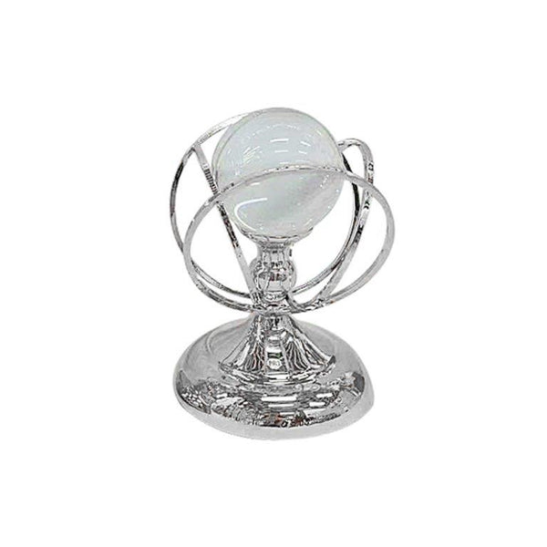 Elegant Metal Craft Glass Sphere Wedding Table Centrepiece 13*19 cm