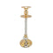 Elegant Glass Craft Metal Candleholder Wedding Table Centrepiece 12*19 cm