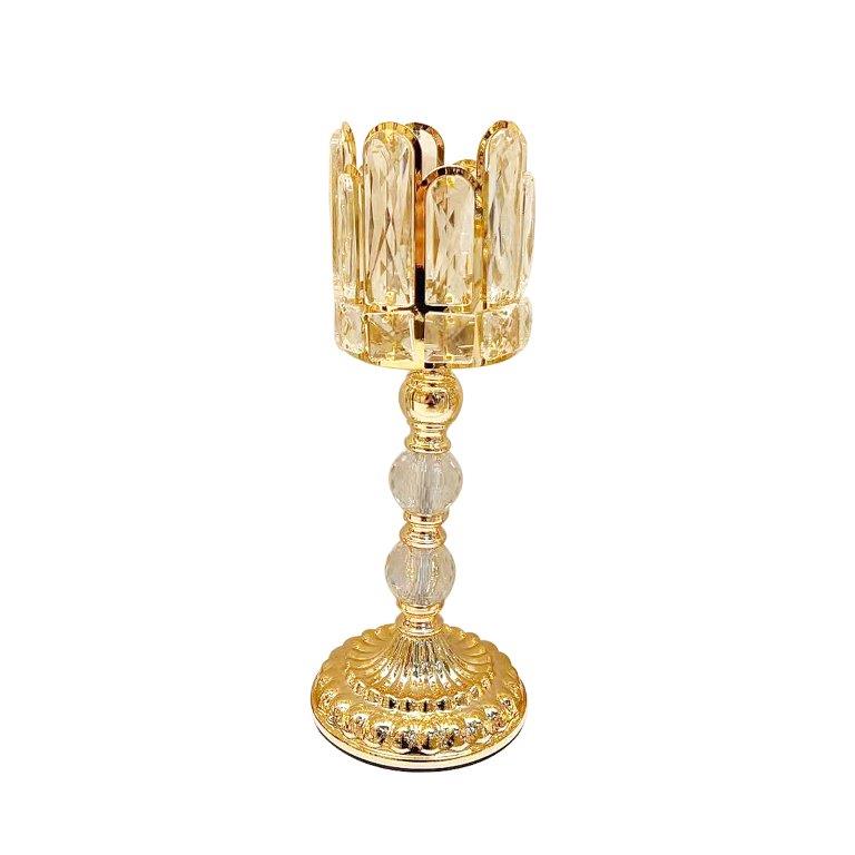 Engraved Design Elegant Metal Candleholder Wedding Table Centrepiece  15*40 cm