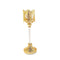 Engraved Design Elegant Metal Candleholder Wedding Table Centrepiece  14*38 cm