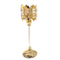 Engraved Design Elegant Metal Candleholder Wedding Table Centrepiece  13*43 cm
