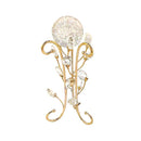 Engraved Design Elegant Metal Deco Craft Wedding Table Centrepiece  13*30 cm