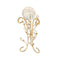 Engraved Design Elegant Metal Deco Craft Wedding Table Centrepiece  13*30 cm
