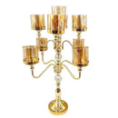 Engraved Design Elegant Metal Deco Craft Wedding Table Centrepiece  43*77 cm