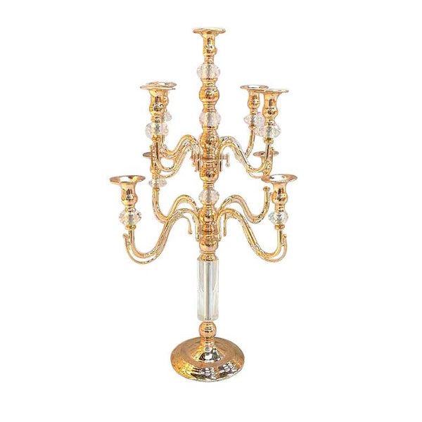 Engraved Design Elegant Metal Deco Craft Wedding Table Centrepiece  37*34*76 cm