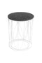 Marble Tabletop Side Table Set of 2 Pcs 38*50/31.5*47 cm