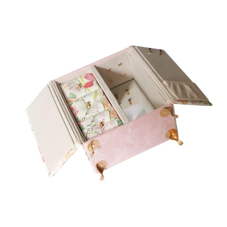 MDF Elegant Design Fashion Jewellery Box for Women 17*9*20 cm