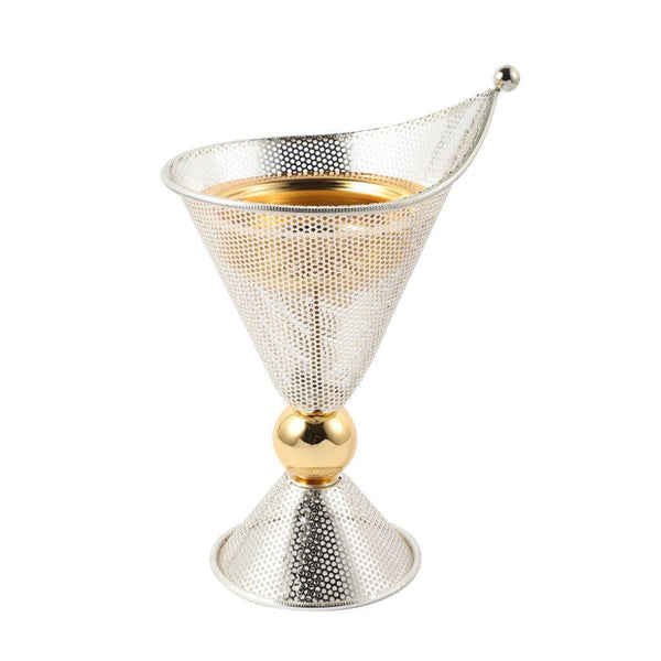 Essential Oil and Incense Burner Diffuser Metal Decor Craft 14*14*26 cm