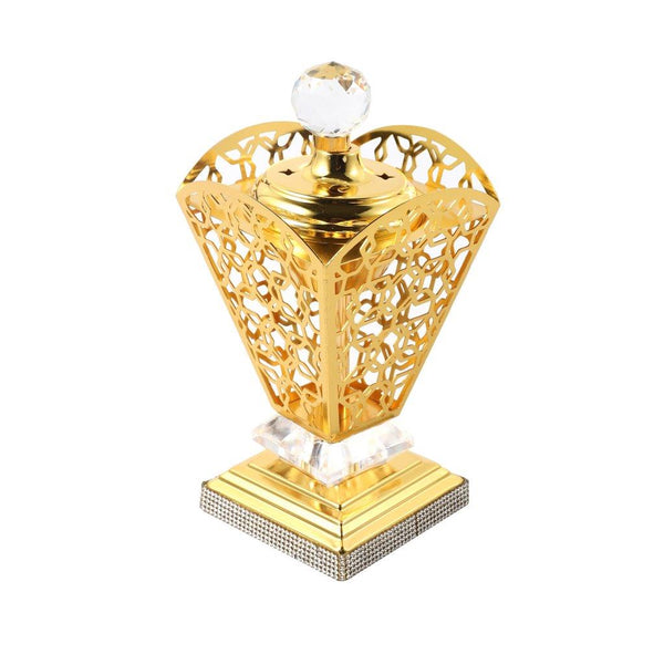 Essential Oil and Incense Burner Diffuser Metal Decor Craft 10*10*22 cm