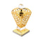 Essential Oil and Incense Burner Diffuser Metal Decor Craft 10*10*22 cm