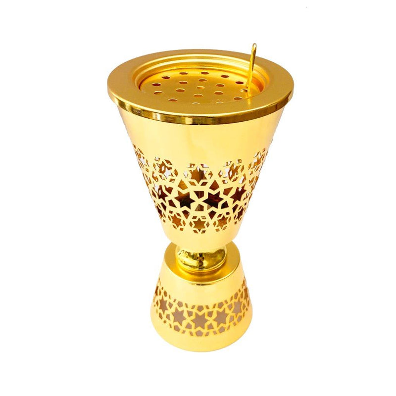 Essential Oil and Incense Burner Diffuser Metal Decor Craft 12.5*12.5*23.5 cm