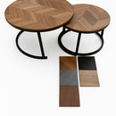 Metal Nesting Coffee Table Set of 3 Pcs