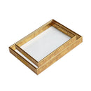 Deco Abstract Design Rectangular MDF Serving Tray Set of 2 Pcs  35*25*4/40*30*4 cm