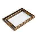 Deco Abstract Design Rectangular MDF Serving Tray Set of 2 Pcs  35*25*4/40*30*4 cm
