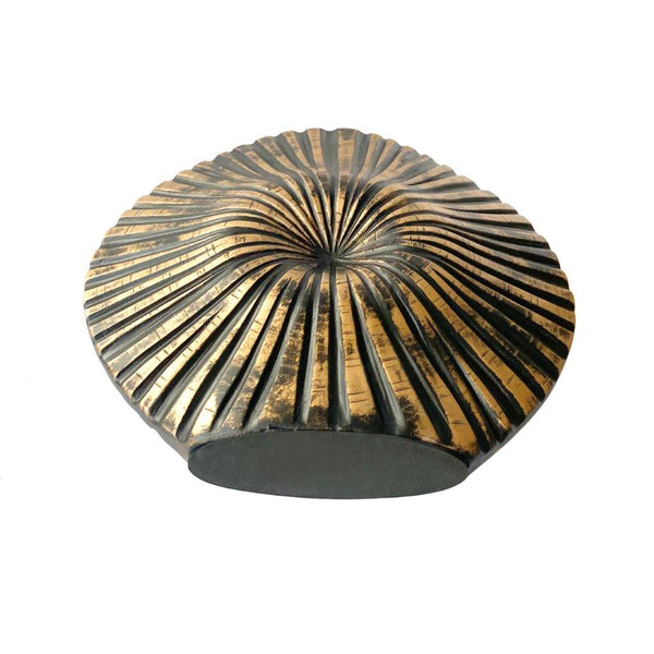 Home Decor Modern Abstract Craft Black Tabletop Ceramic Vase 27.5*8*27 cm