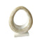 Home Decor Modern Abstract Craft White Tabletop Ceramic Vase 37*12*49 cm