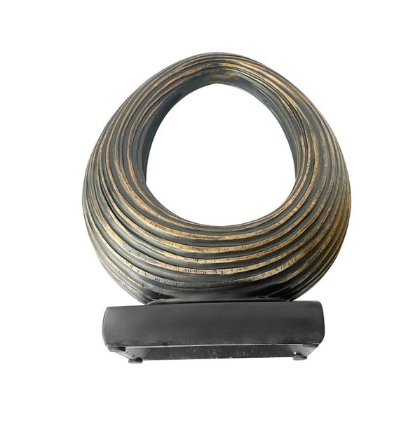 Home Decor Modern Abstract Craft Black Tabletop Ceramic Vase 31*10*39 cm