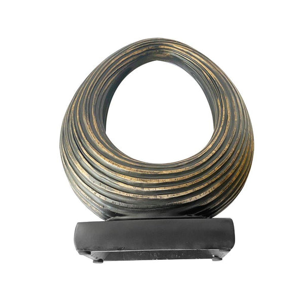 Home Decor Modern Abstract Craft Black Tabletop Ceramic Vase 37*12*49 cm