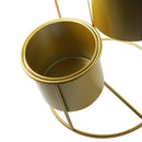 Home Decor Gold Metal Corner Plant Stand ** Inspect 40*80 cm