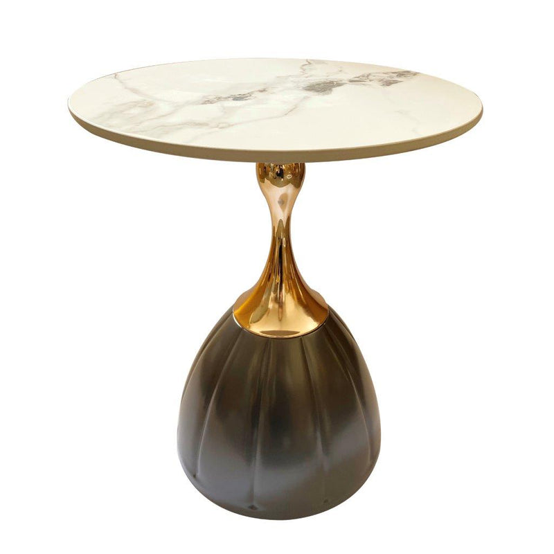 Metal Stonetop Centre Table 42*50 cm