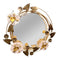 Decorative Abstract Shape Gold Metal Frame Wall Mirror  80*80*6 cm