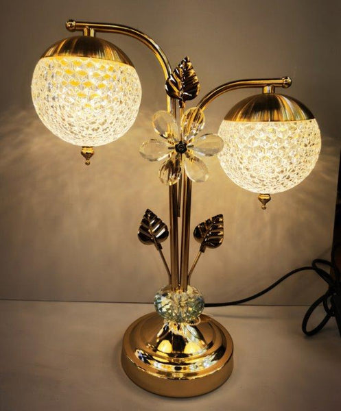 Home Decor Bedside Desktop Table Lamp Metal Base Artistic Shade 30*36 cm