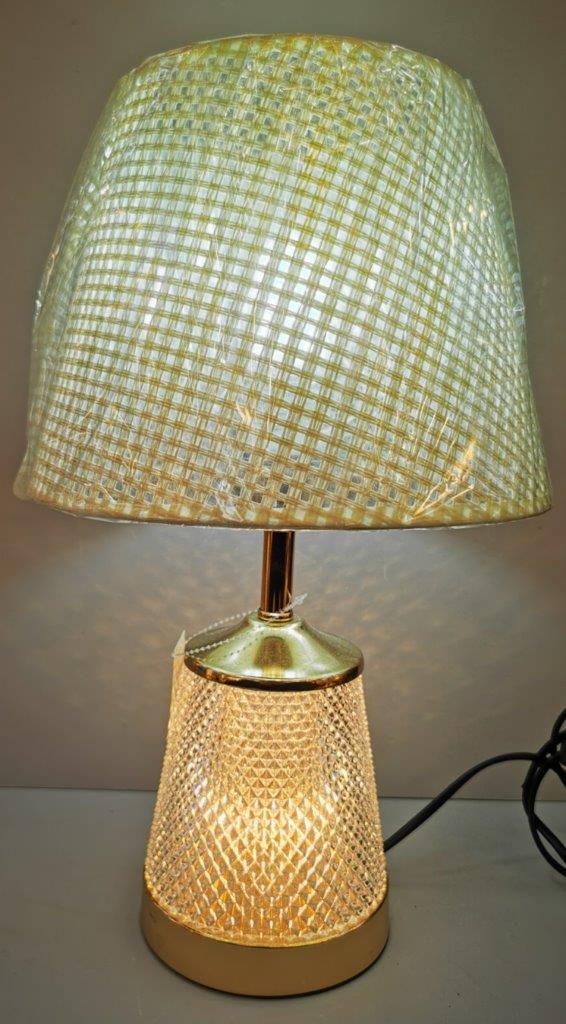 Home Decor Bedside Desktop Table Lamp Metal Base Color Shade 25*41 cm