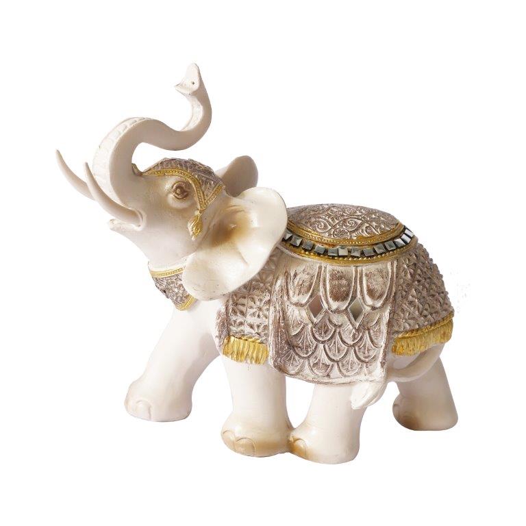 Sculpture Statue Resin Figurine Elephant 16*17*7 cm