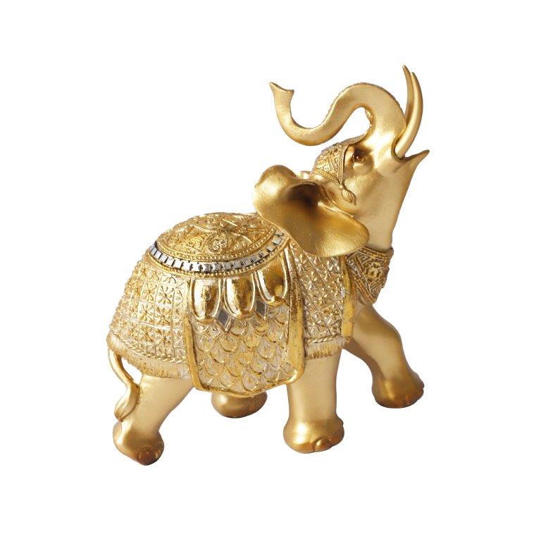 Sculpture Statue Resin Figurine Elephant 23*18*10 cm