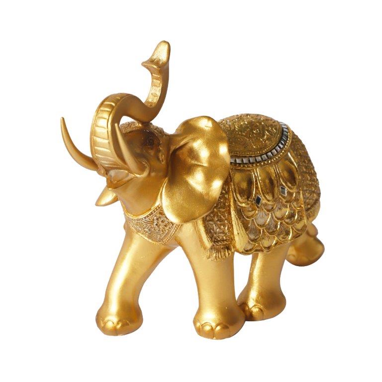 Sculpture Statue Resin Figurine Elephant 24*24*11 cm