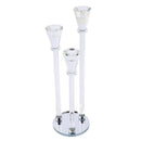 Home Decor Crystal Decor Table Top Candleholder 3 Arms  37 cm
