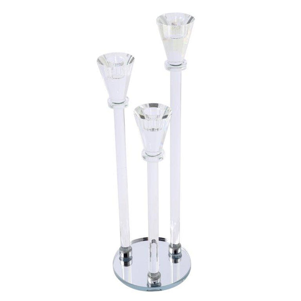 Home Decor Crystal Decor Table Top Candleholder 3 Arms  37 cm