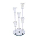 Home Decor Crystal Decor Table Top Candleholder 5 Arms  37 cm