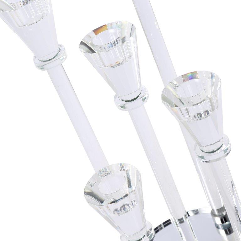 Home Decor Crystal Decor Table Top Candleholder 5 Arms  37 cm