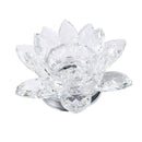 Home Decor Crystal Glass Lotus Flower 13 cm