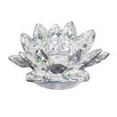 Home Decor Crystal Glass Lotus Flower 14 cm