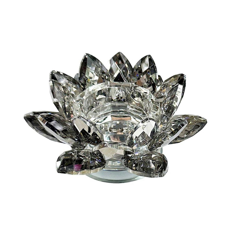 Home Decor Crystal Glass Lotus Flower 10 cm