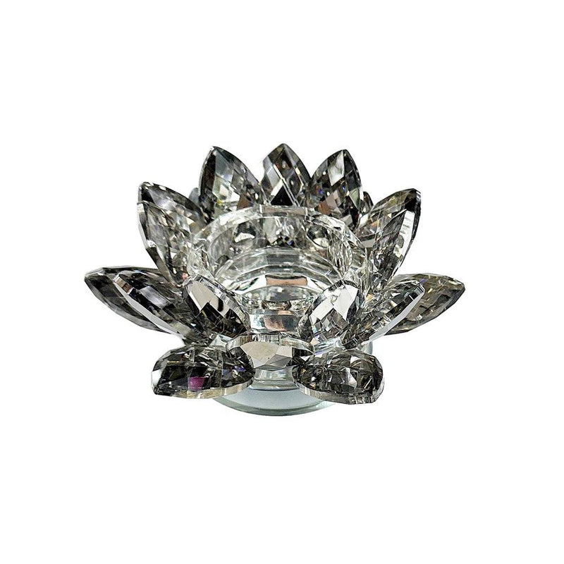 Home Decor Crystal Glass Lotus Flower 13 cm