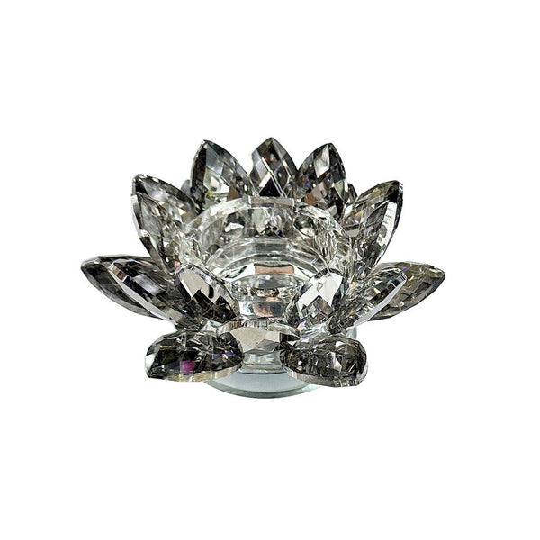 Home Decor Crystal Glass Lotus Flower 13 cm