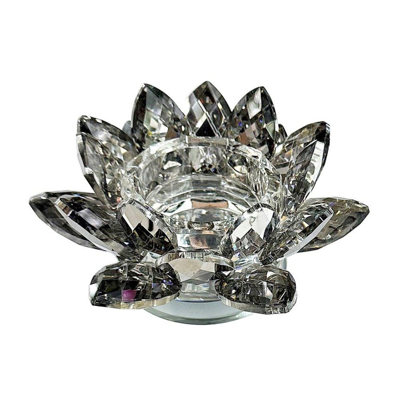 Home Decor Crystal Glass Lotus Flower 14 cm