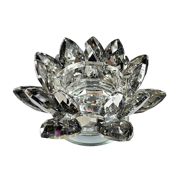 Home Decor Crystal Glass Lotus Flower 14 cm