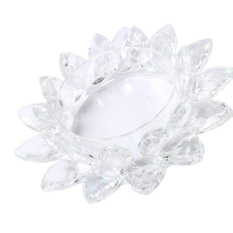 Home Decor Crystal Glass Lotus Flower 14 cm