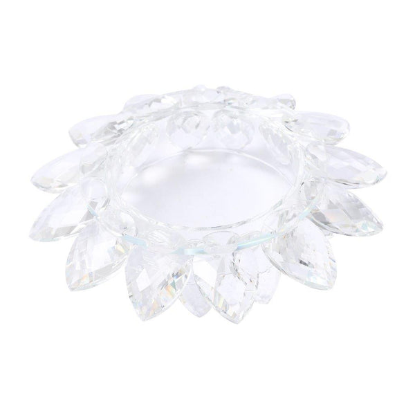 Home Decor Crystal Glass Lotus Flower 14 cm