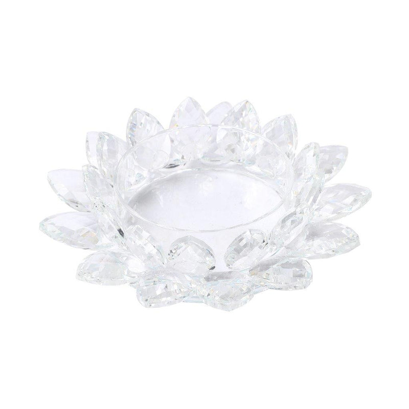 Home Decor Crystal Glass Lotus Flower 16 cm