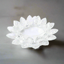 Home Decor Crystal Glass Lotus Flower 18 cm